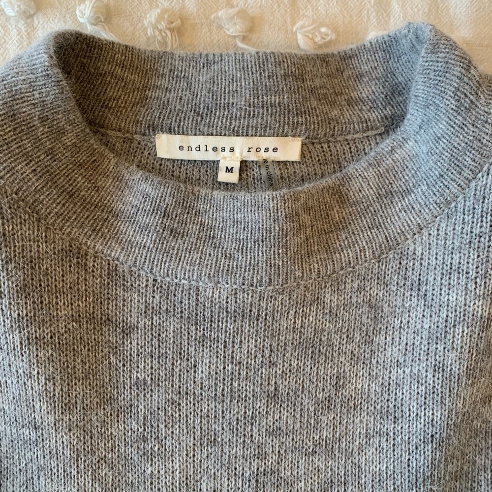Gray Revolve Sweater - image 3